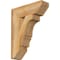 Ekena Millwork Balboa Slat Rough Sawn Bracket, Western Red Cedar, 4"W x 14"D x 18"H BKT04X14X18BOA06RWR - alternate 1